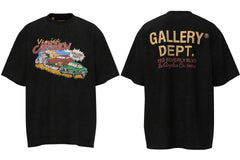 Gallery Dept Venice Car Show Oversized Black Tee
