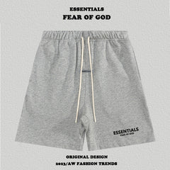 Essentials Elastic Waist Drawstring Casual Streetwear Shorts