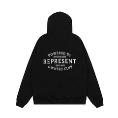 Represent England Owners Club Dual‑Side Print Heavy Fleece Street Hoodie