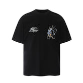 Represent Godspeed Angel Figure Graphic Oversized Heavyweight Cotton Unisex T‑Shirt