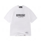 Represent Retro Sketch Angel Graphic Letter Logo Washed Streetwear Short Sleeve Tee