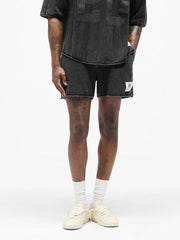Represent Buster Vintage Rugby Washed Heavy Mesh Sweat Shorts Stone Wash Breathable Loose Athletic Casual Summer Streetwear Shorts