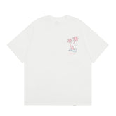 Represent Resorts Chest Palm Wave Logo Back Cursive Script Graphic Boxy Fit Loose Short‑Sleeve Top Men Women Casual Street T‑Shirt