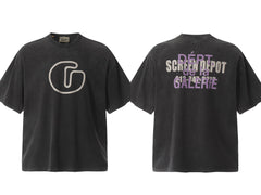 Gallery Dept Screen Depot Washed Black Oversized Tee