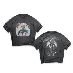 Represent The Beach Boys Vintage Washed Band Tee Double Sided Print Endless Summer Retro Distressed Oversized Heavy Cotton Streetwear T-Shirt