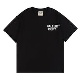 Gallery Dept Front Back Printed Classic Logo Casual Cotton T-Shirt