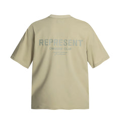 Represent Owners Club Chest & Back Logo Oversized Heavyweight Cotton Unisex T‑Shirt