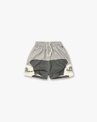 Represent Buster x Belstaff Collab Color Block Printed French Terry Sweat Shorts Vintage Streetwear Knee-Length Sports Shorts for Men Summer