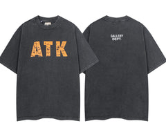 Gallery Dept ATK Washed Black Oversized Tee