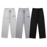 Essentials Drawstring Elastic Waist Straight Leg Jogger Pants