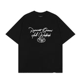 Represent Classic ROC Handwritten Signature Letter Print Minimalist Streetwear Short Sleeve Boxy Fit Casual Top