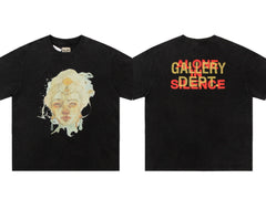Gallery Dept Watercolor Portrait Dual Print Cotton Tee
