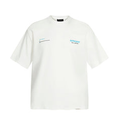 Represent Patron Of The Club Oversized Heavy‑Weight Crew Neck T‑Shirt Unisex White Streetwear Tee