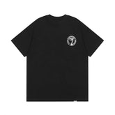 Represent Retro Rolls-Royce Mascot Chest Mini Print Back Large Circular Graphic Crew Neck Loose Fit Short Sleeve Top