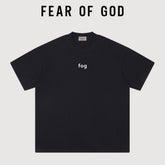 Essentials FOG Minimal Chest Letter Heavyweight Cotton T‑Shirt Boxy Loose Fit Streetwear Tee