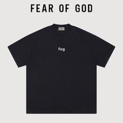 Essentials FOG Minimal Chest Letter Heavyweight Cotton T‑Shirt Boxy Loose Fit Streetwear Tee