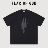 Essentials Vintage Hand Print Oversized Boxy Fit Short Sleeve T‑Shirt