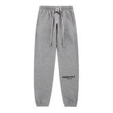 Essentials Men’s Streetwear Fleece Joggers Elastic Waist Cuffed Sweatpants