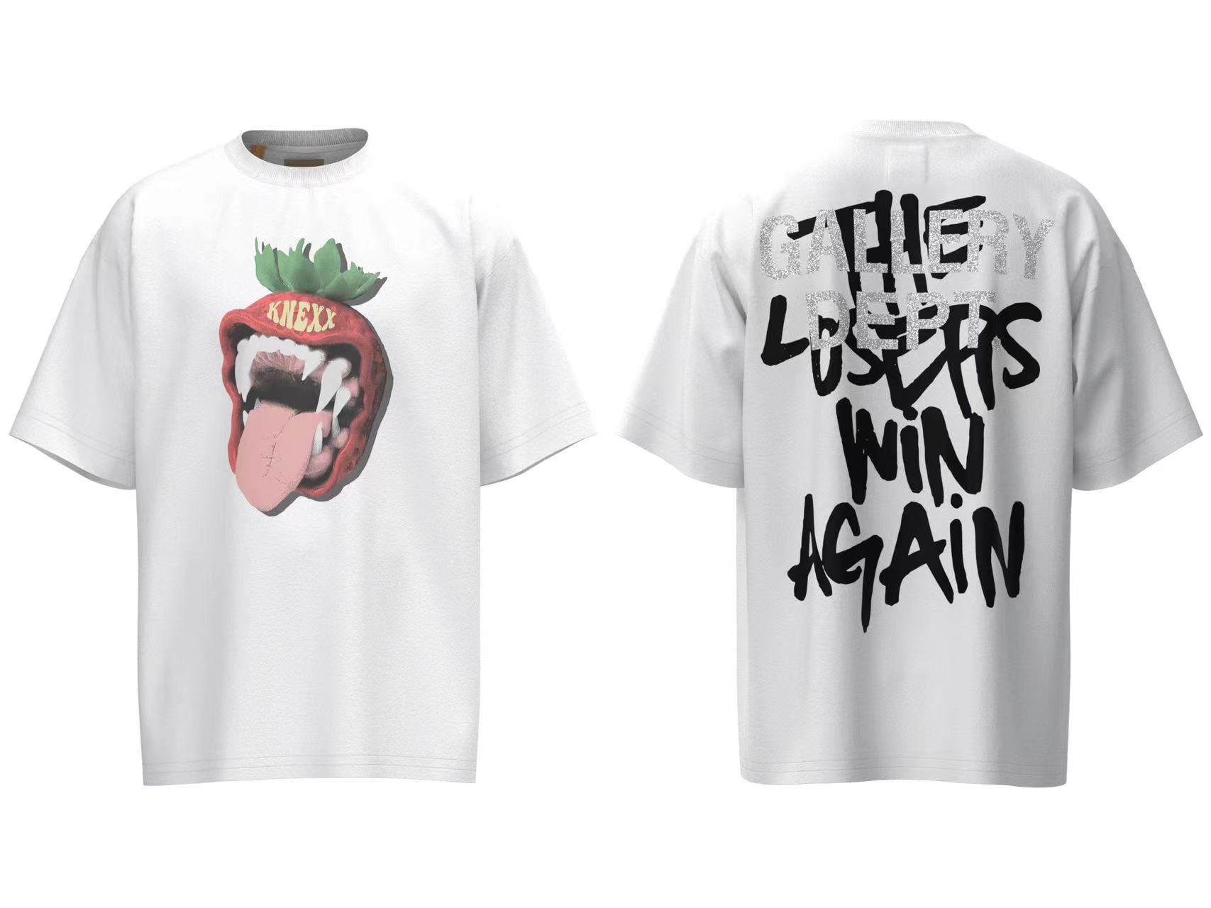 Gallery Dept Losers Win Again Dual Print Cotton Tee