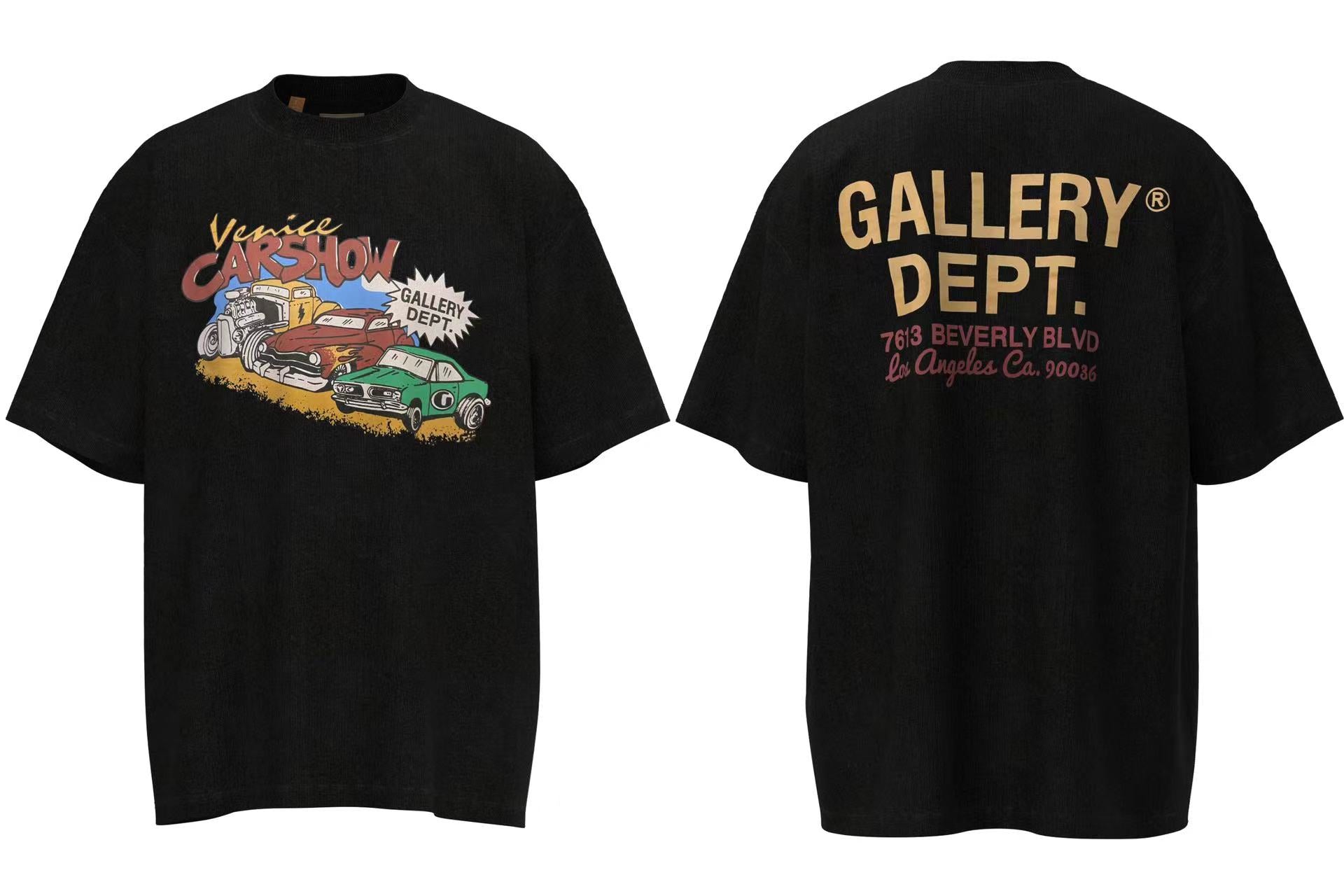 Gallery Dept Venice Car Show Oversized Black Tee