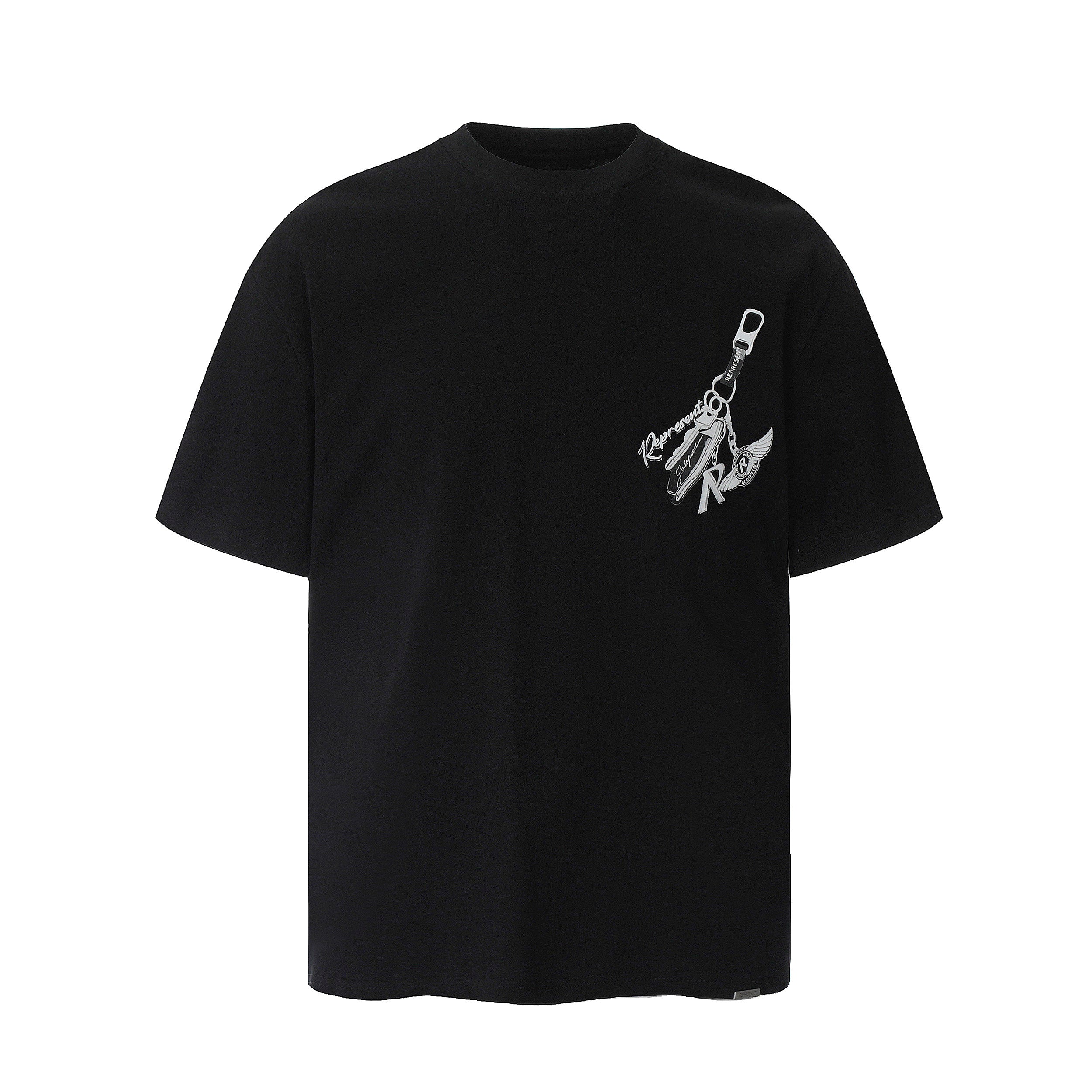 Represent Keys To The Club Dual‑Side Print Boxy Fit Short Sleeve Top Men Women Vintage Street T‑Shirt