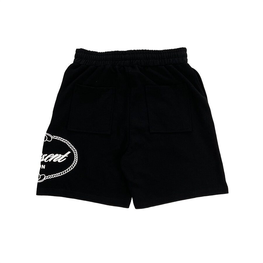 Represent Vintage Rope Graphic Elastic Waist Casual Sweat Shorts