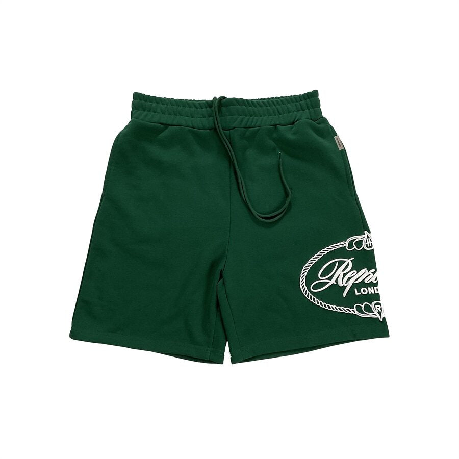 Represent Vintage Rope Graphic Elastic Waist Casual Sweat Shorts
