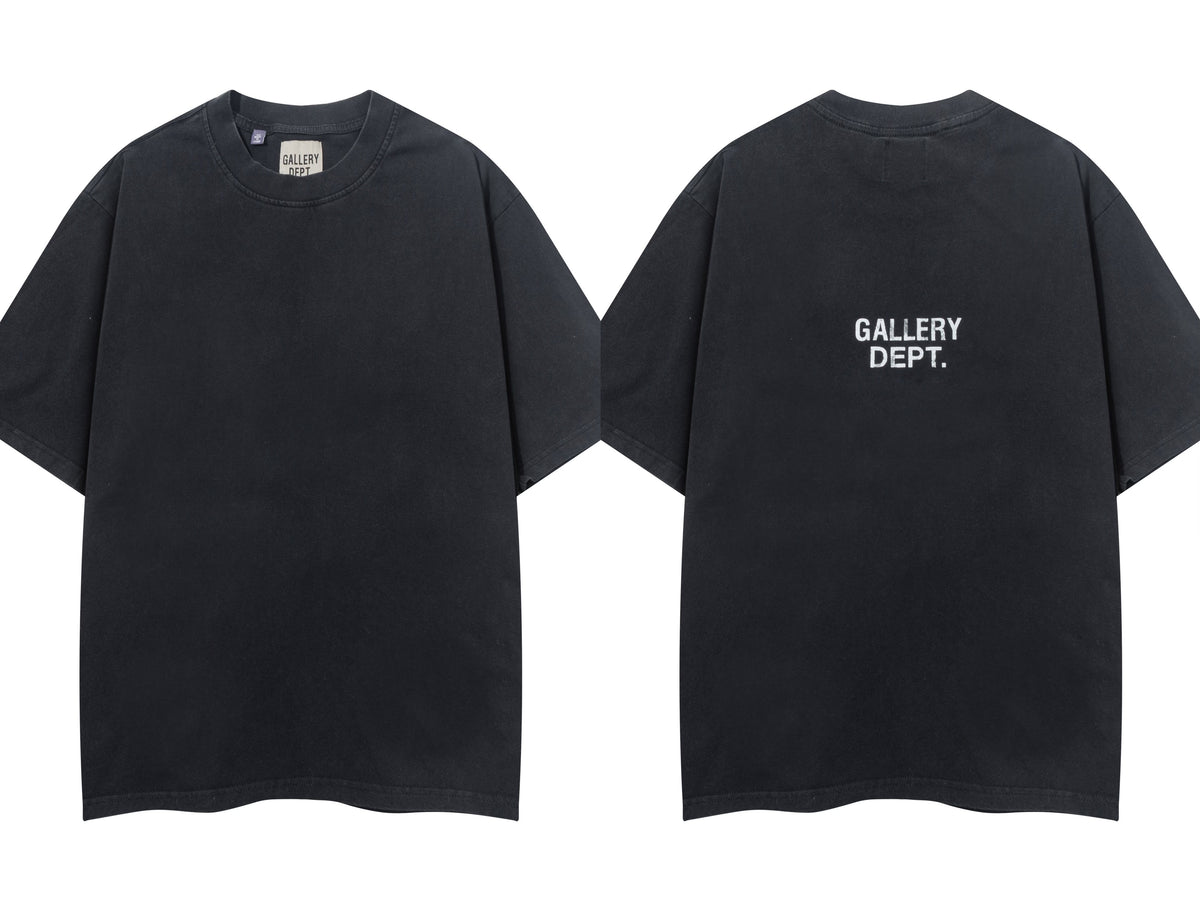 Gallery Dept Minimal Back Print Solid Cotton Streetwear Tee