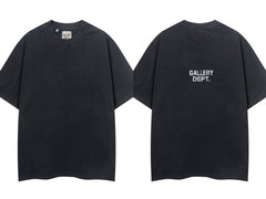 Gallery Dept Minimal Back Print Solid Cotton Streetwear Tee