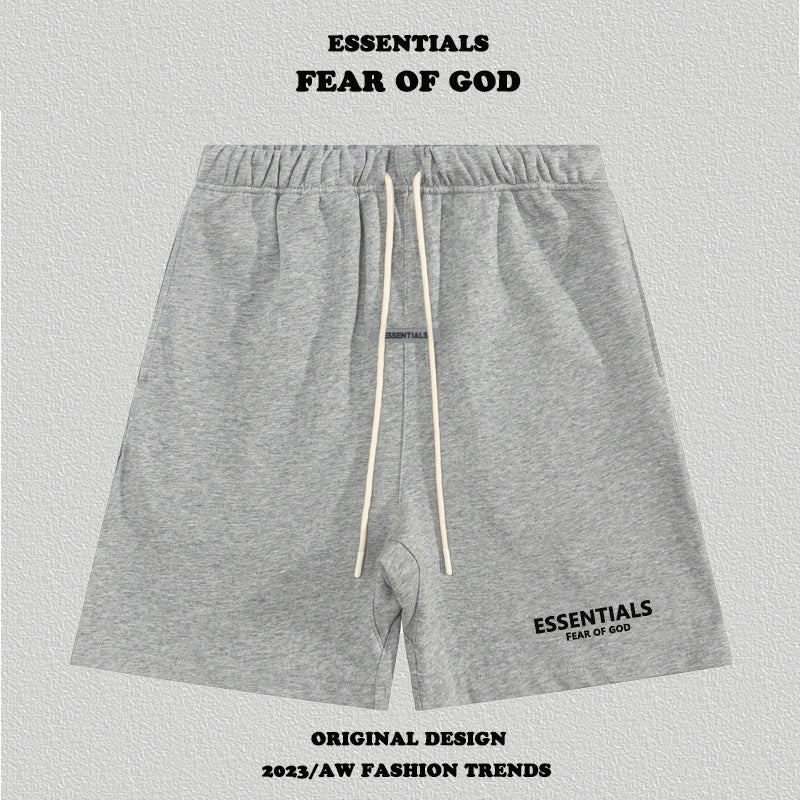 Essentials Elastic Waist Drawstring Casual Streetwear Shorts