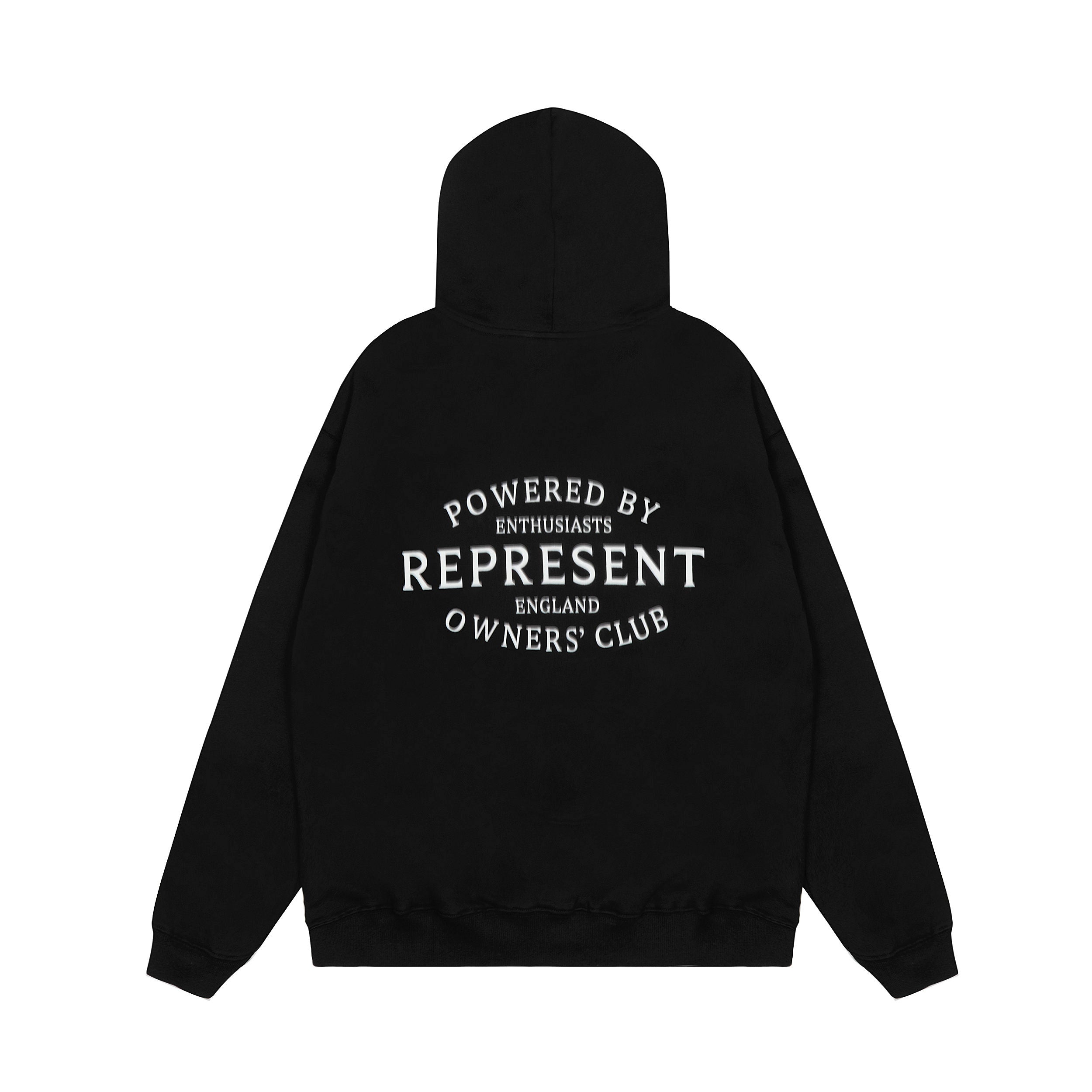 Represent England Owners Club Dual‑Side Print Heavy Fleece Street Hoodie