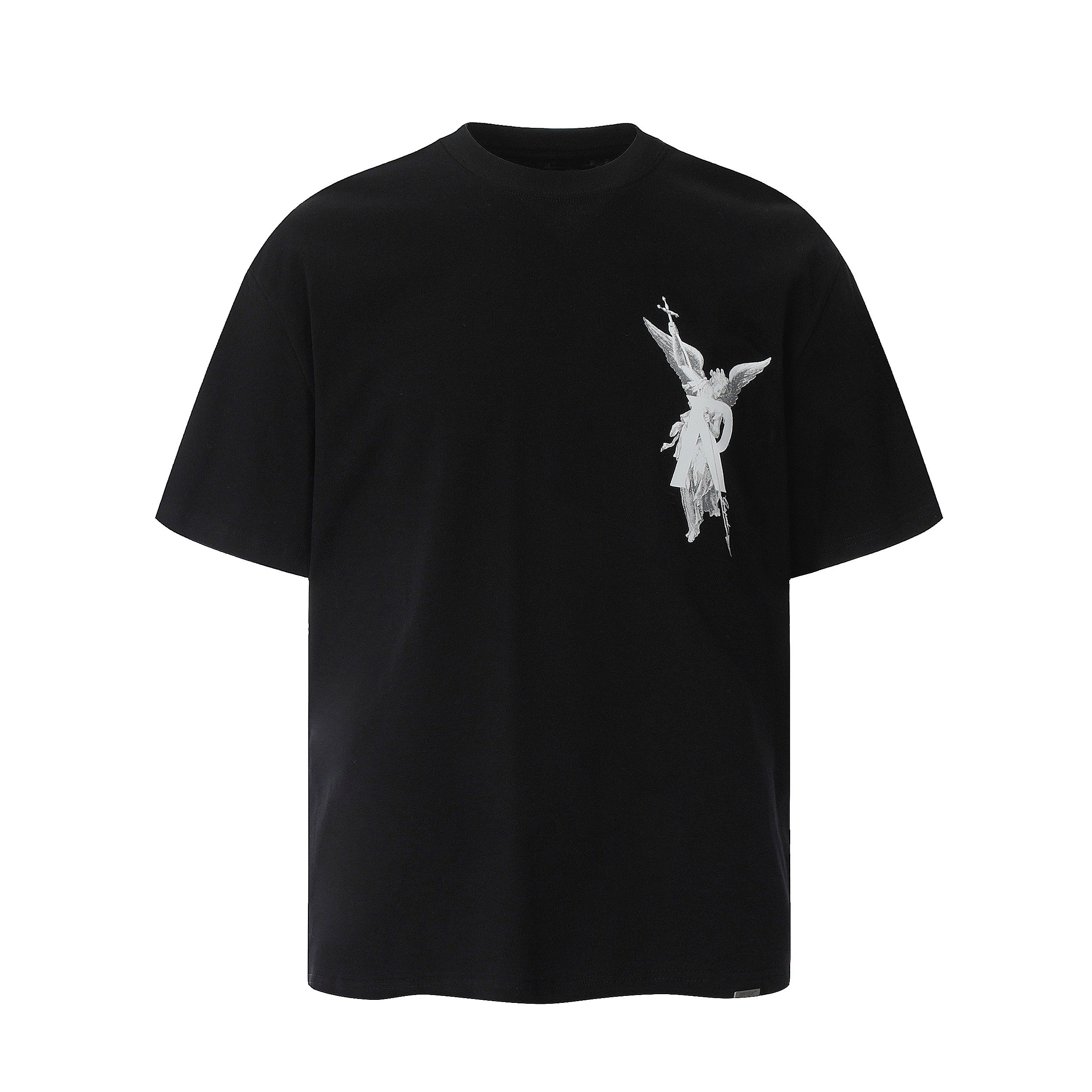 Represent Vintage Sketch Archangel Graphic Chest & Back Logo Loose Fit Short Sleeve Tee