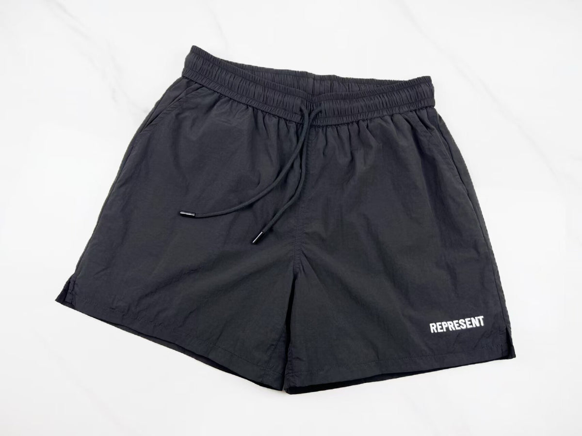 Represent Crinkled Nylon Lightweight Mens Shorts