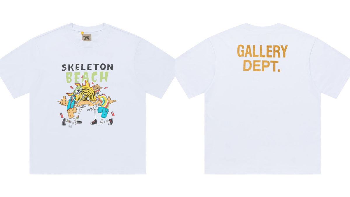 Gallery Dept Skeleton Beach Cartoon Oversized Tee
