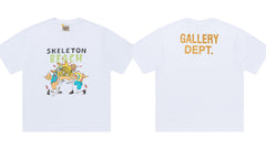 Gallery Dept Skeleton Beach Cartoon Oversized Tee