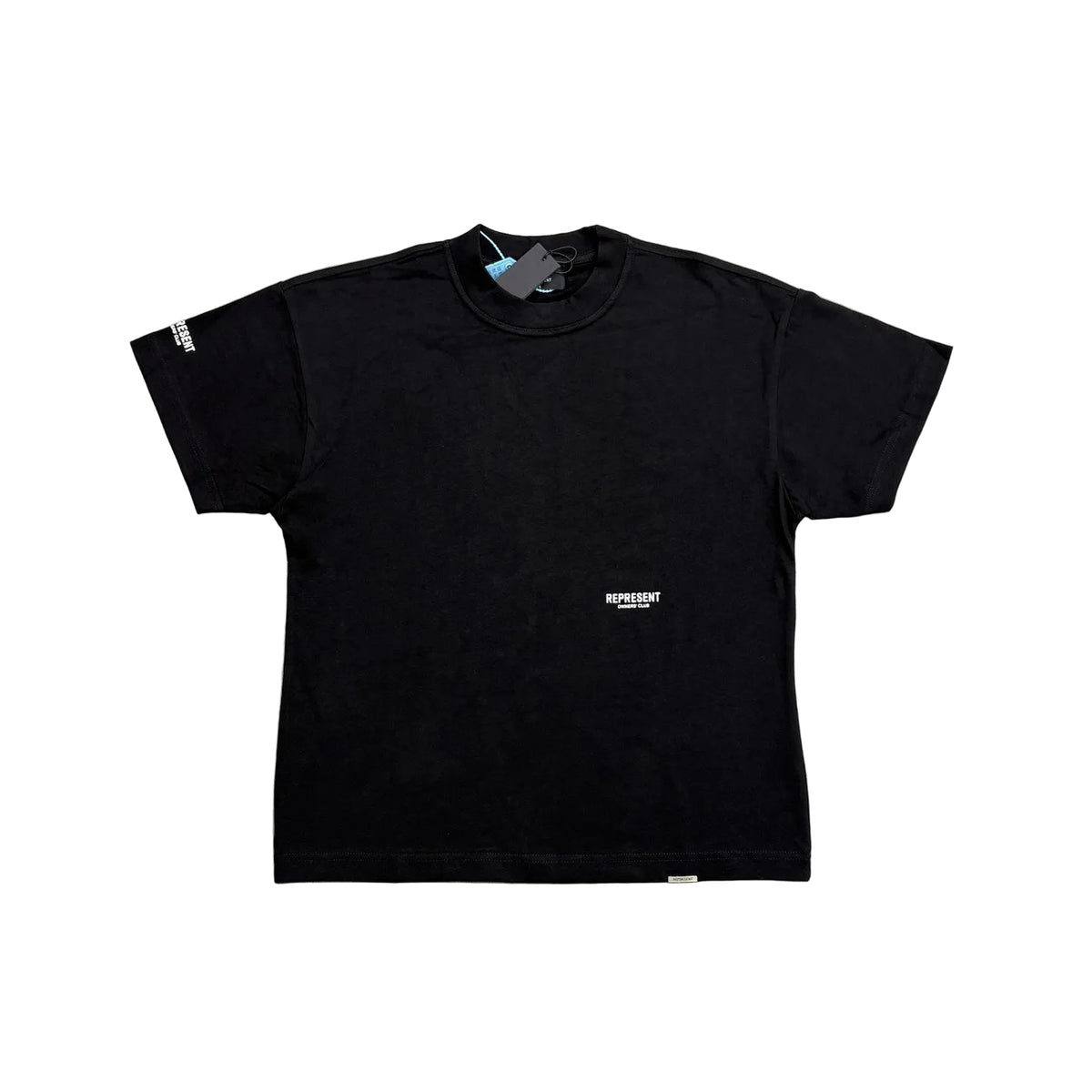 Represent Basic Understated Letter Logo Heavy Cotton Casual Short Sleeve T-Shirt