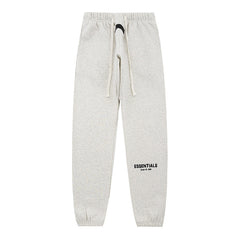 Essentials Elastic Waist Drawstring Cuffed Sweat Pants