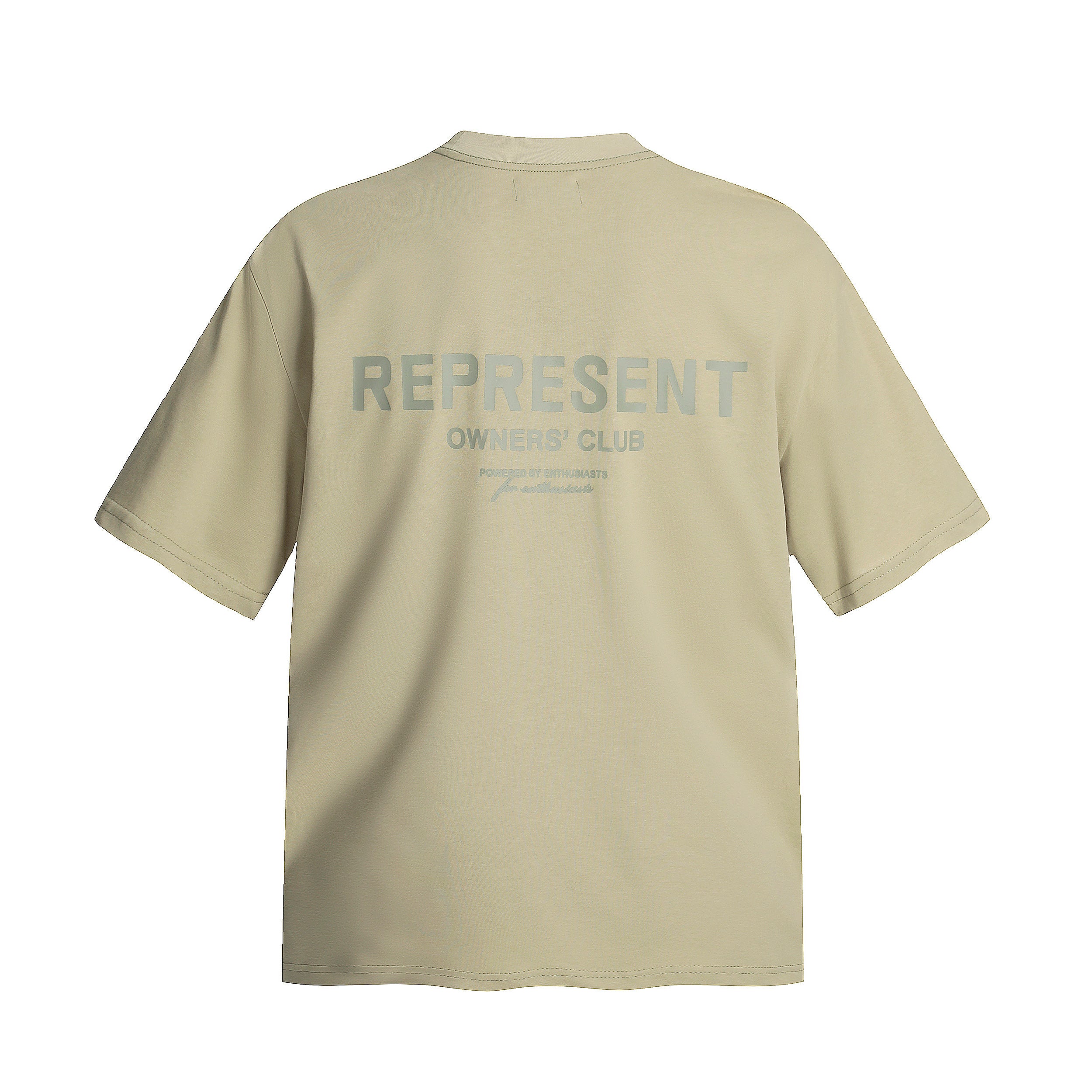 Represent Owners Club Chest & Back Logo Oversized Heavyweight Cotton Unisex T‑Shirt