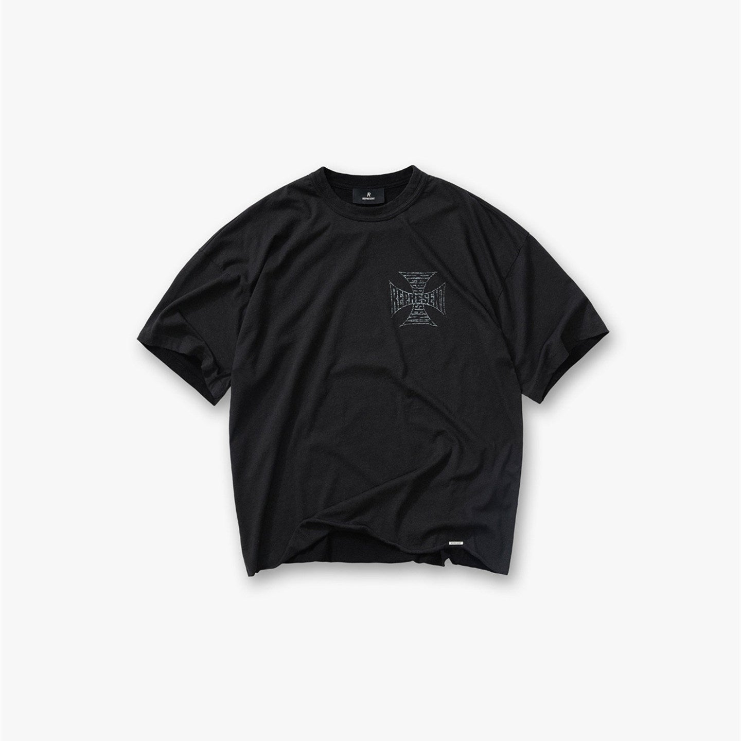 Represent Vintage Cross Logo Front & Back Print Oversized T-Shirt 2 Colors
