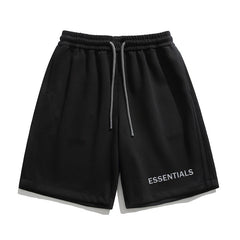 Essentials Relaxed Fit Drawstring Casual Athletic Shorts