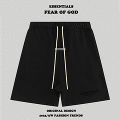 Essentials Elastic Waist Drawstring Casual Streetwear Shorts