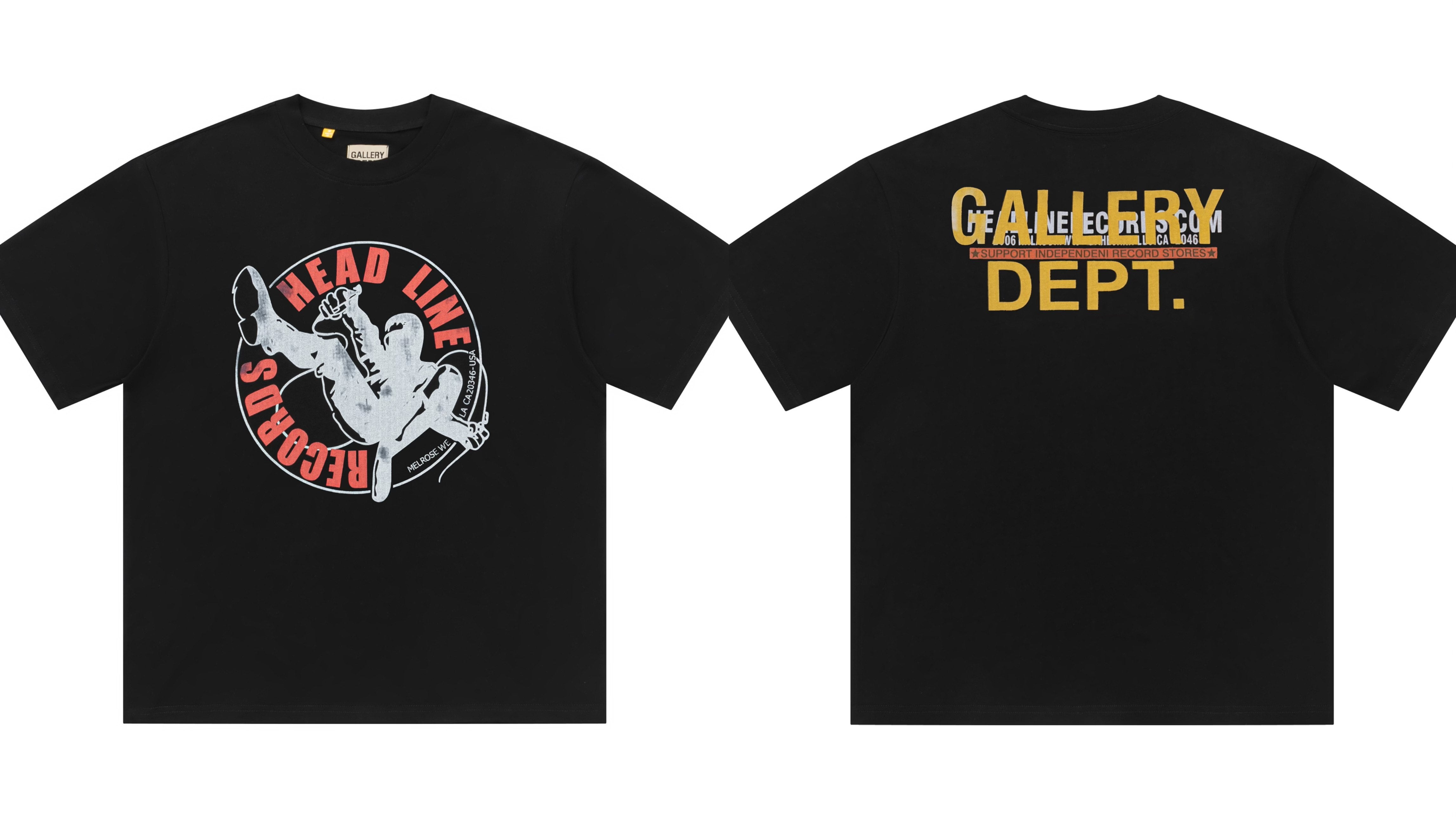 Gallery Dept Head Line Records Vintage Oversized Tee