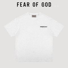 Essentials Minimal Logo Chest Print Oversized Short Sleeve T‑Shirt