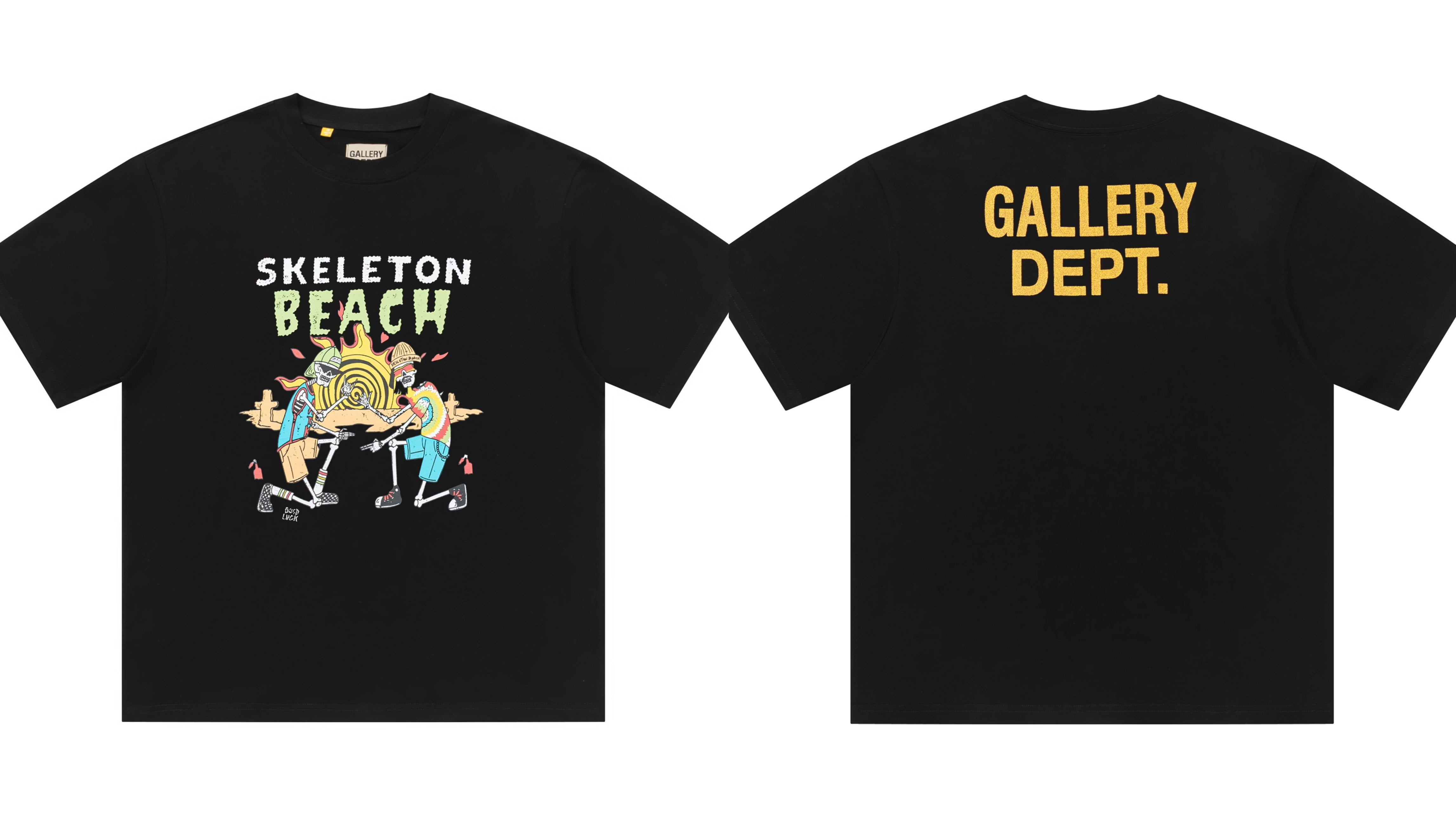 Gallery Dept Skeleton Beach Cartoon Oversized Tee