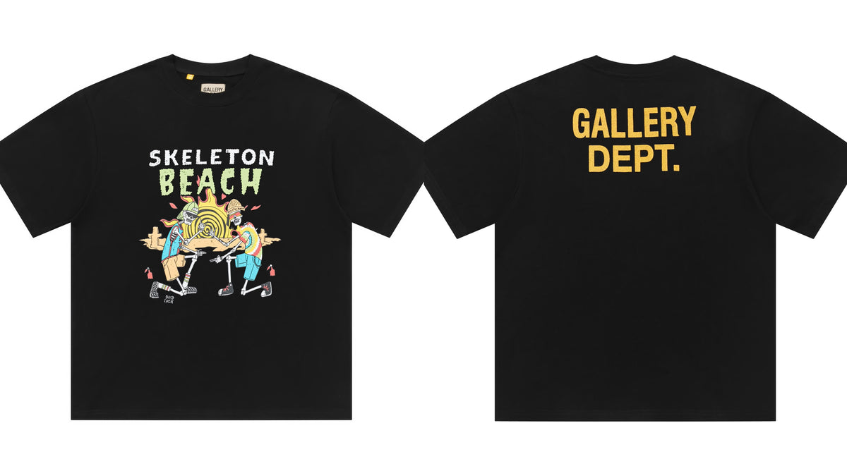 Gallery Dept Skeleton Beach Cartoon Oversized Tee