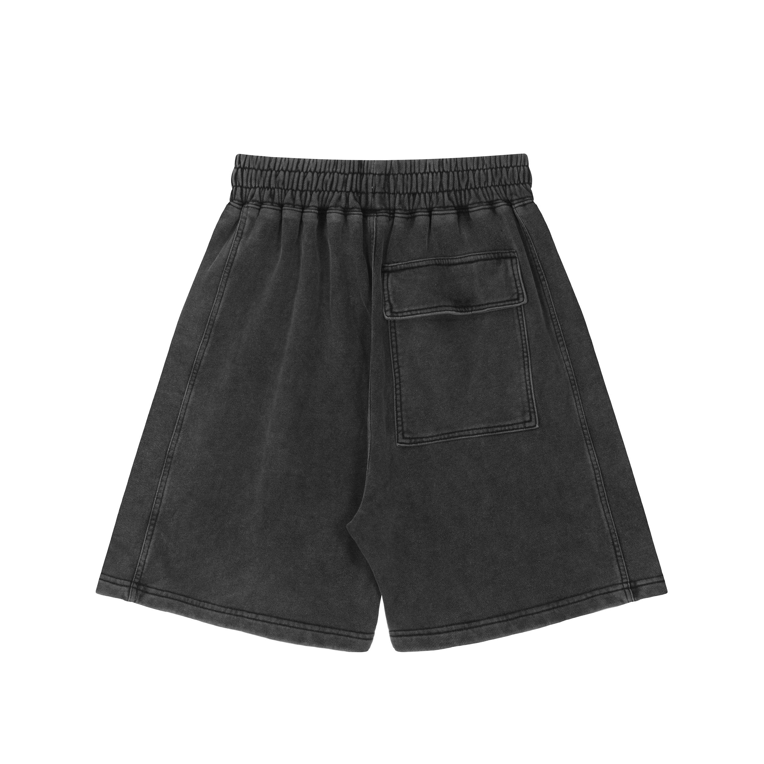 Represent Drawstring Elastic Waist Heavy Fleece Baggy Casual Shorts Unisex