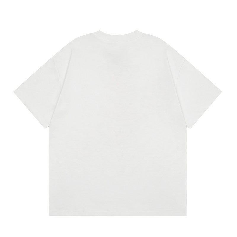 Represent Bird Graphic Oversized Heavy‑Weight Crew Neck T‑Shirt Unisex Streetwear Tee Vintage Washed Black & Off‑White Two Colors