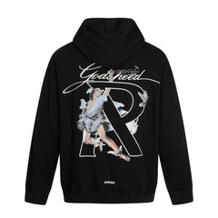 Represent Godspeed Angel Graphic Oversized Pullover Hoodie Unisex
