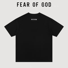 Essentials Minimal Logo Chest Print Oversized Short Sleeve T‑Shirt