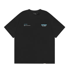 Represent London Address Letter Logo Front Back Print Casual Streetwear Short Sleeve Tee